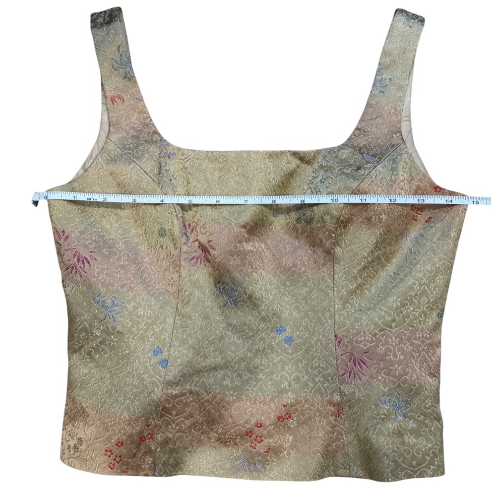 Vintage Y2K Brocade Cami Top - Picture 2 of 7